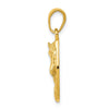 Gold Polished Horse Pendants