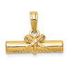 10k 3-D Diploma Pendant
