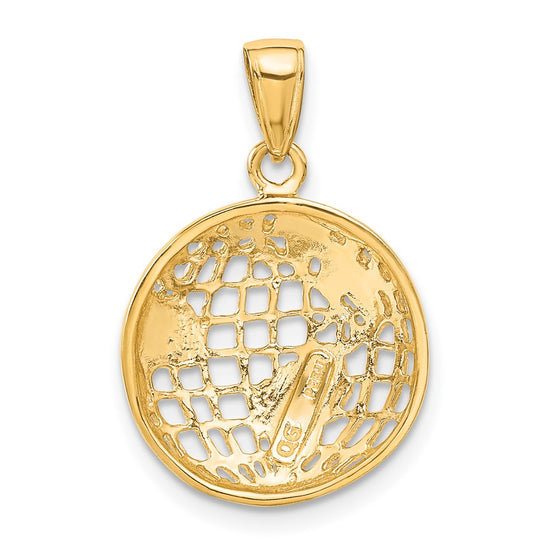 Gold Polished Globe Pendant