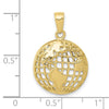 Gold Polished Globe Pendant