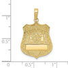 Gold Polished First Responder Pendants