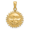 Gold Polished Celestial Pendants