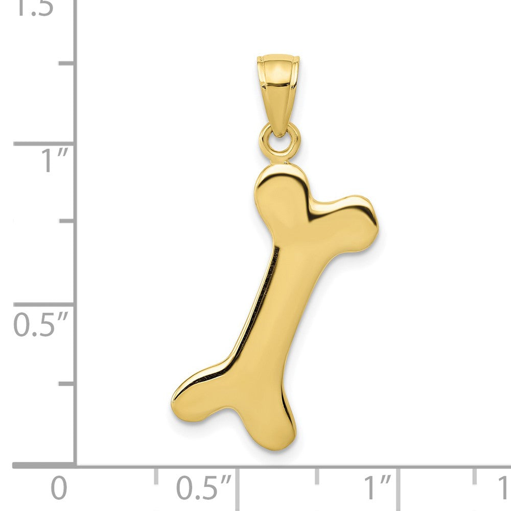 Gold Polished Dog Pendants