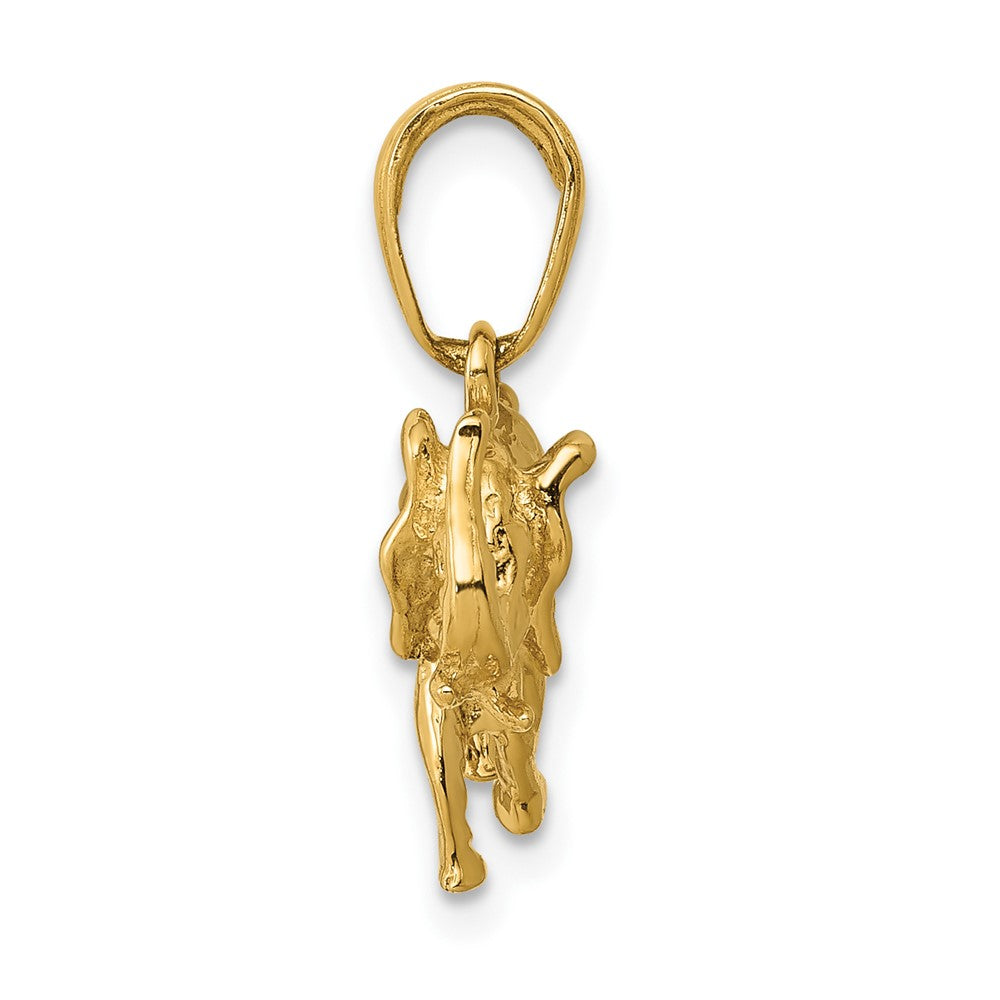 Gold Polished Jungle Animal Pendants
