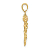 Gold Polished Dragon Pendants