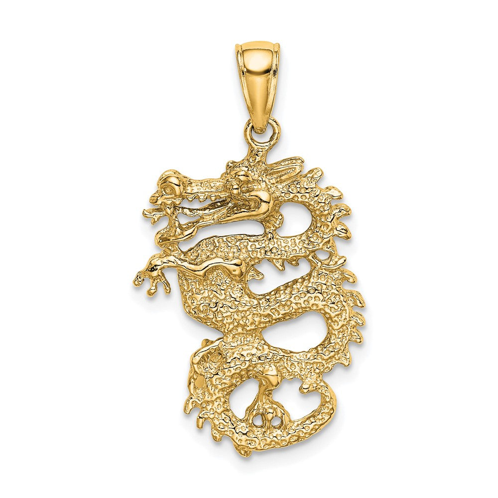 Gold Polished Dragon Pendants
