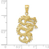 Gold Polished Dragon Pendants