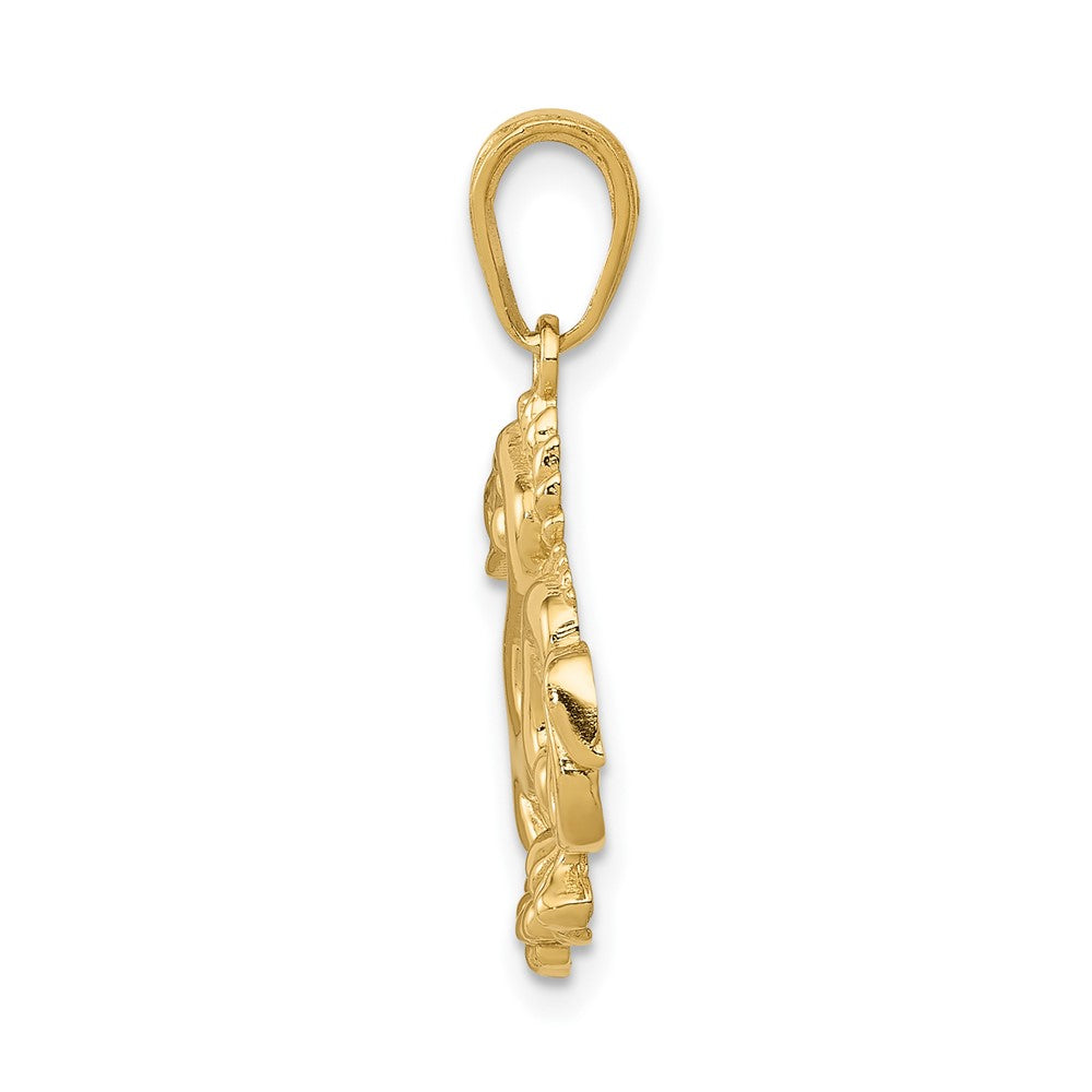Gold Polished Dragon Pendants