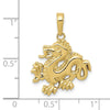 Gold Polished Dragon Pendants