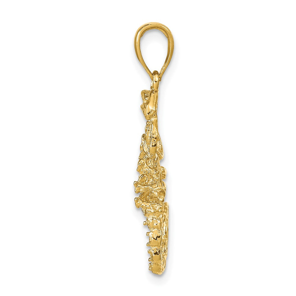 Gold Polished Reptile Pendants