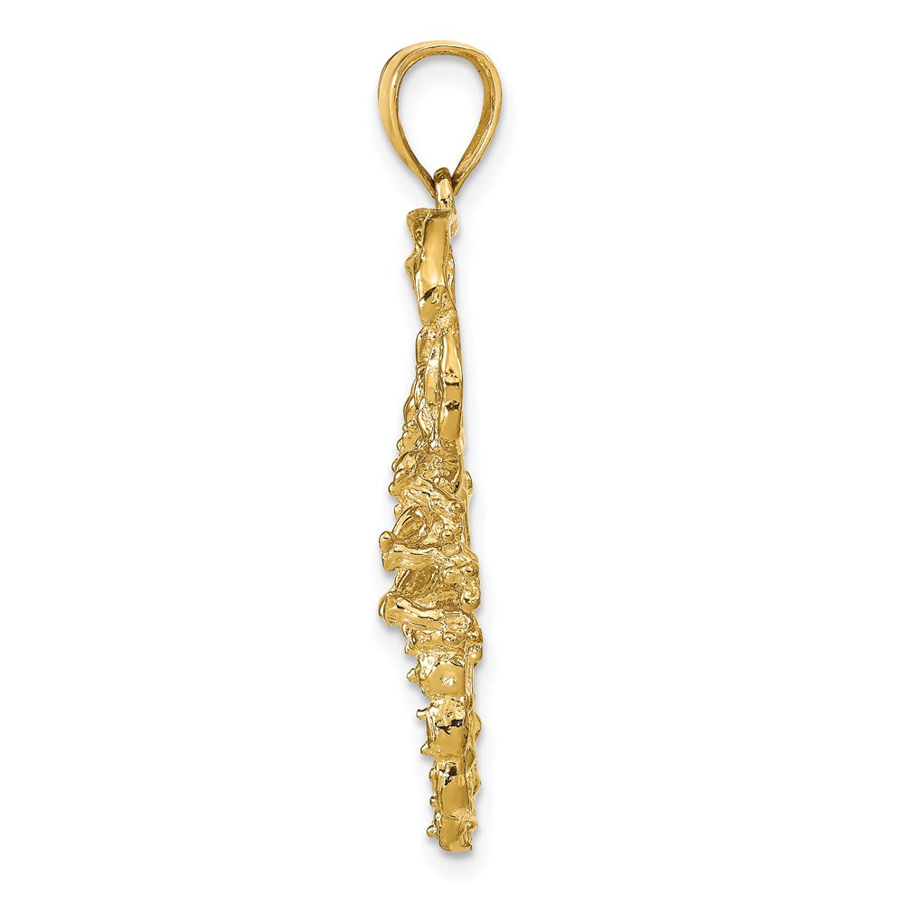 Gold Polished Reptile Pendants