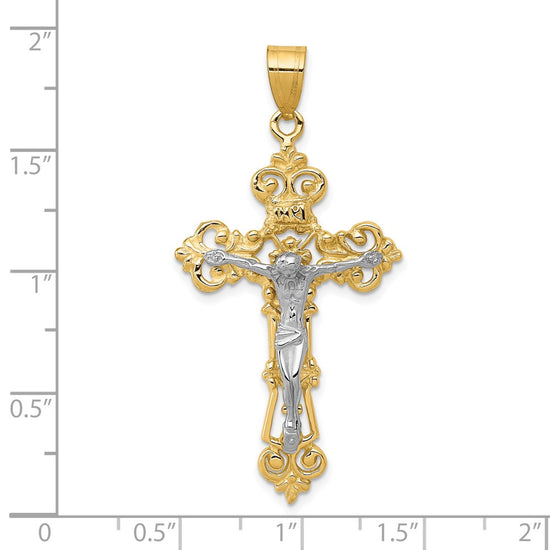 Gold INRI Crucifix Pendants