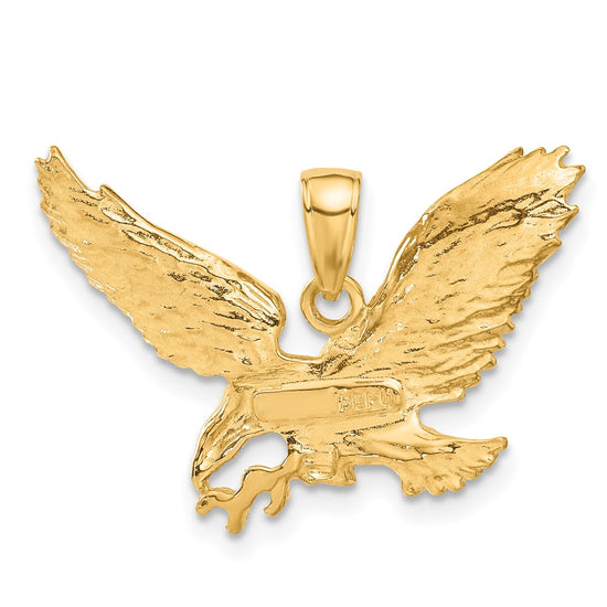 Gold Polished Eagle Pendants
