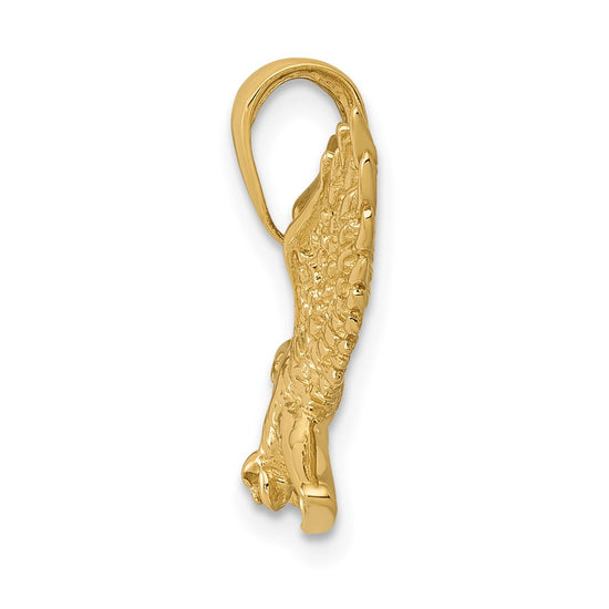Gold Polished Eagle Pendants