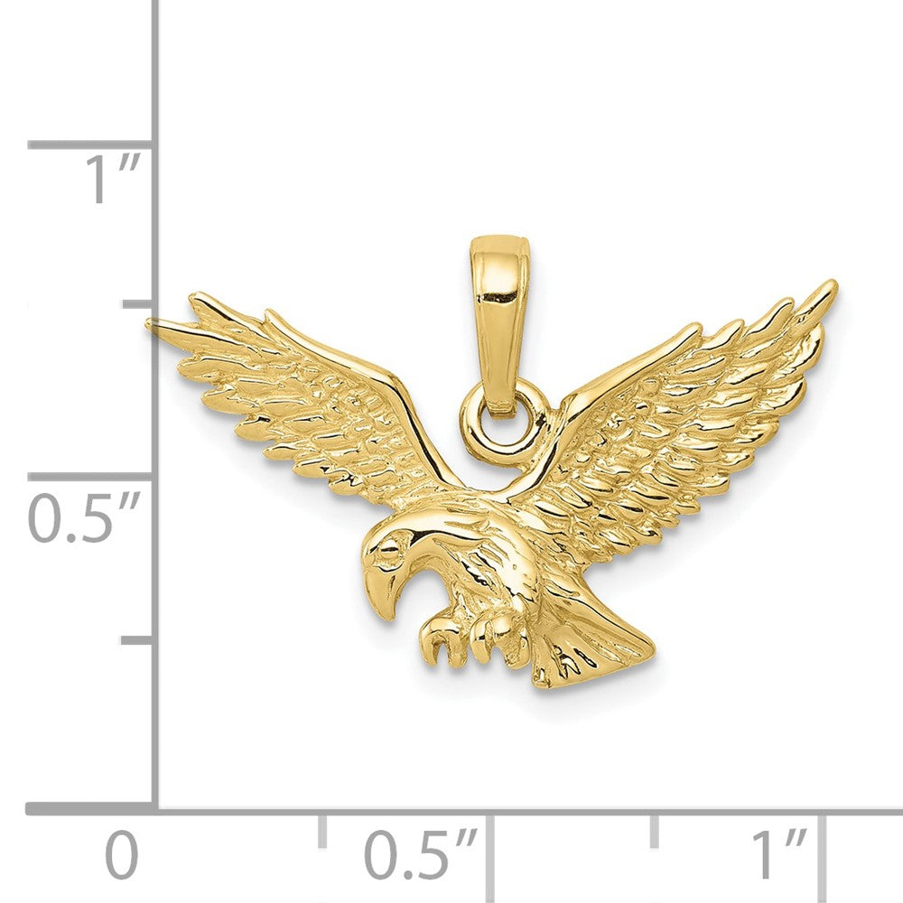 Gold Polished Eagle Pendants