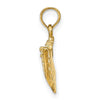 Gold Polished Sea Shell Pendants