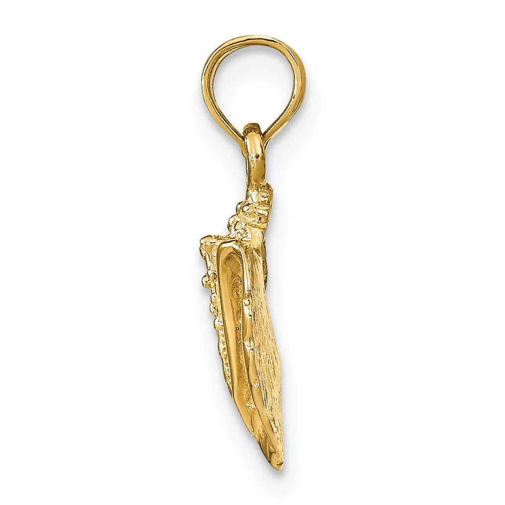 Gold Polished Sea Shell Pendants