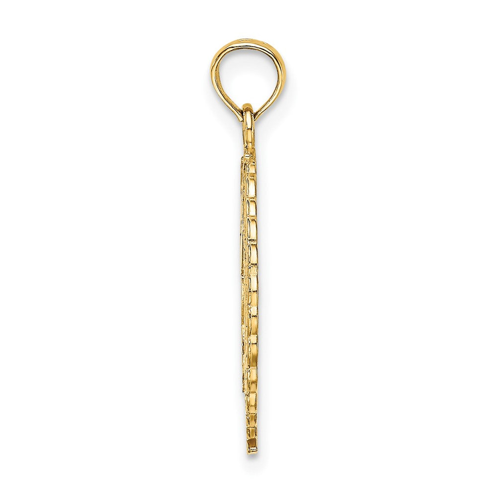Gold Polished Gymnastics Pendants