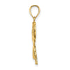 Gold Polished Barbell Pendants