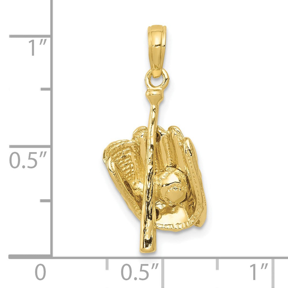 Gold Polished Sports Pendants