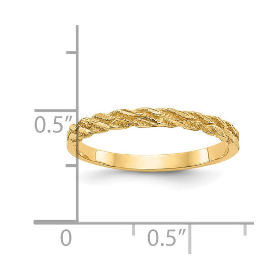 Gold Polished Classic Rings