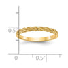 Gold Polished Classic Rings