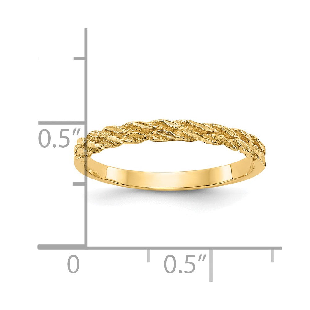 Gold Polished Classic Rings