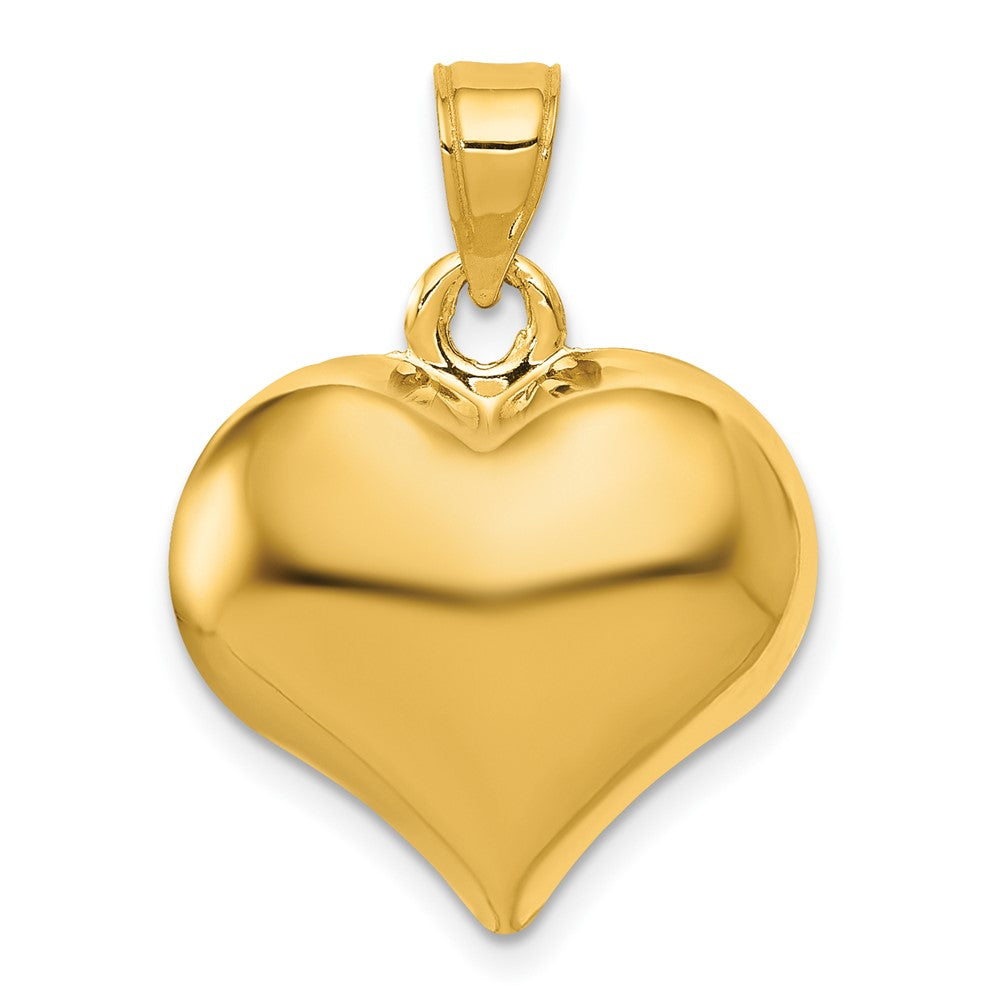 Puffed Heart Pendants