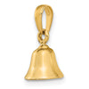 Gold 3D Bell Pendant