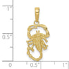 Gold Polished Reptile Pendants