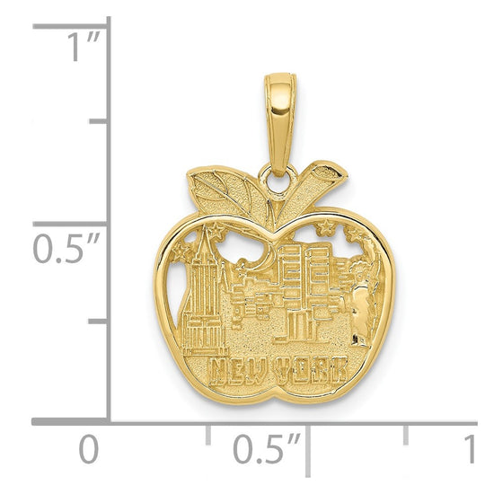 Gold Polished New York Pendants