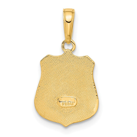 Gold Polished First Responder Pendants