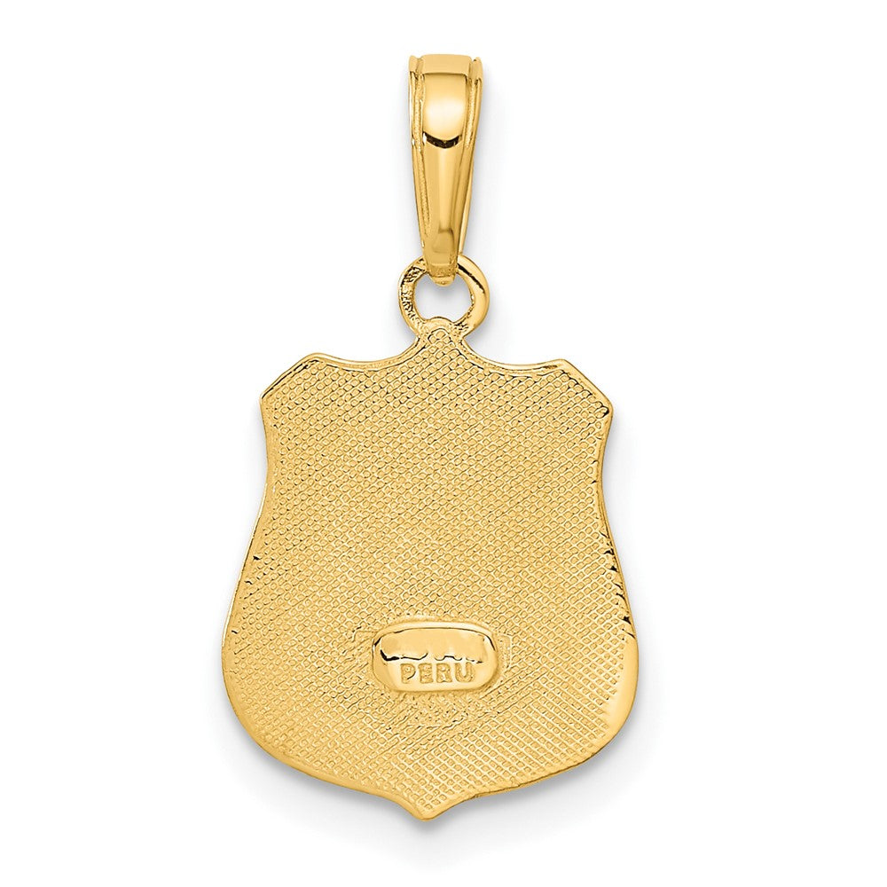 Gold Polished First Responder Pendants
