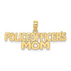 10k POLICE OFFICER'S MOM Charm