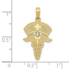 Gold Polished Medical Pendants