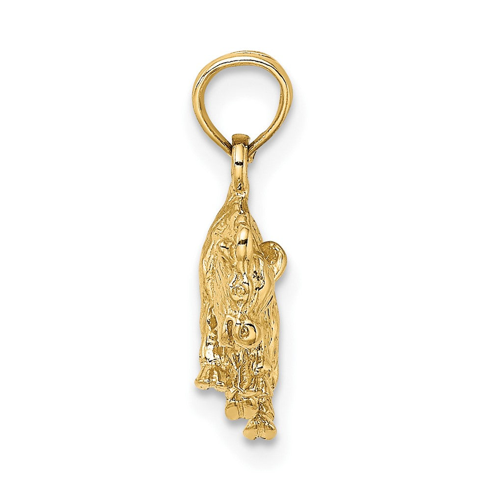 Gold 3D Zodiac Charm