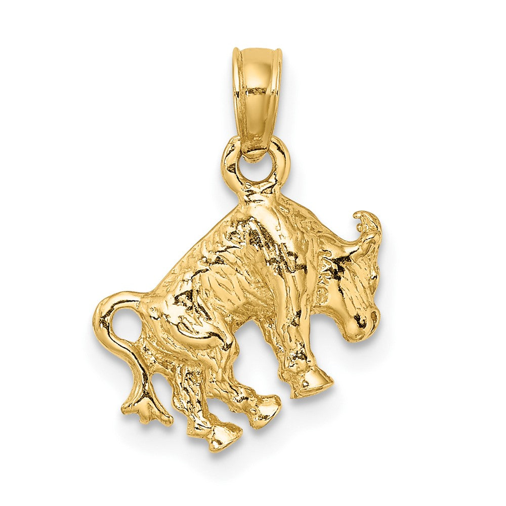 Gold 3D Zodiac Charm