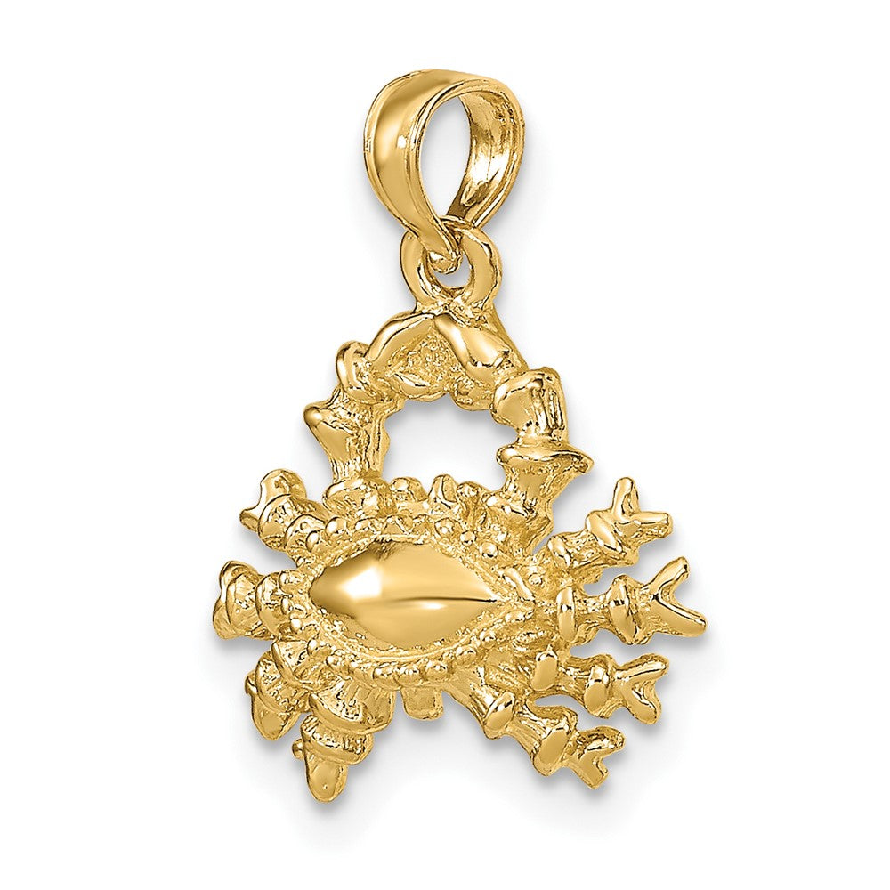 Gold 3D Zodiac Charm