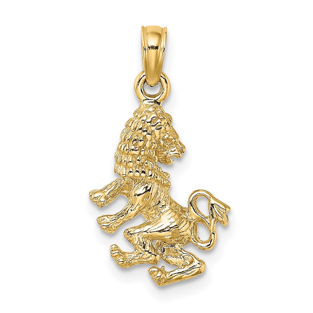 Gold 3D Zodiac Charm
