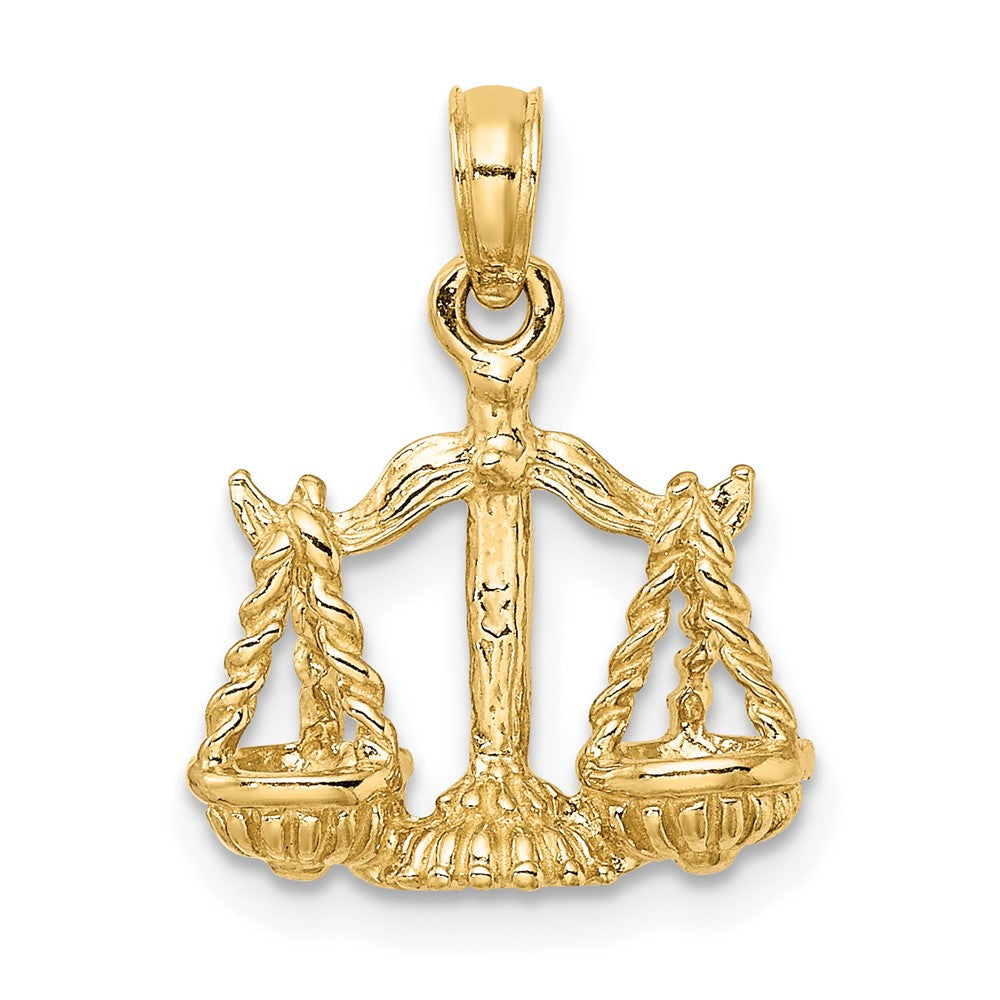 Gold 3D Zodiac Charm