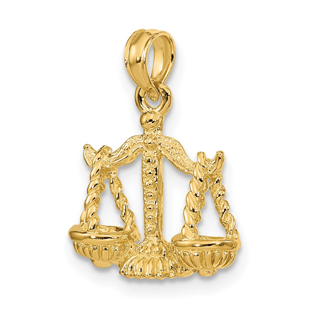 Gold 3D Zodiac Charm
