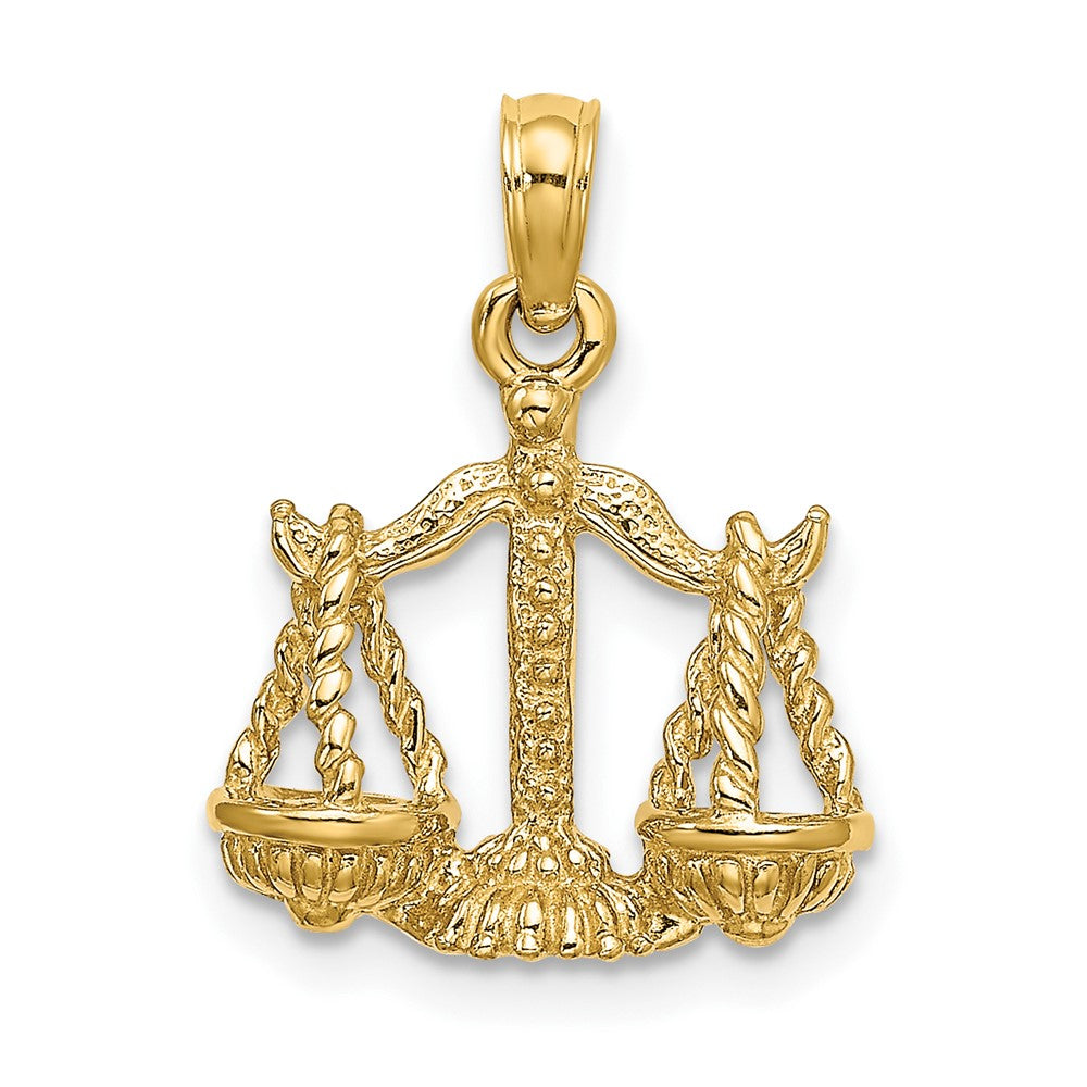 Gold 3D Zodiac Charm