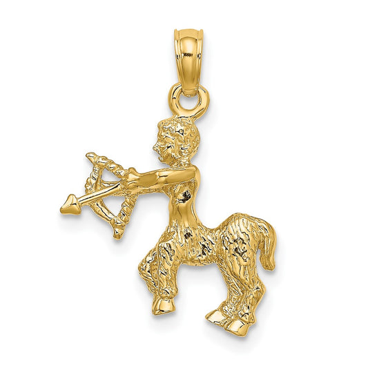 Gold 3D Zodiac Charm