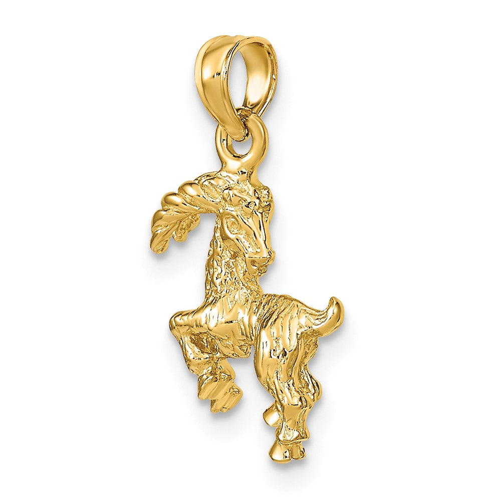 Gold 3D Zodiac Charm