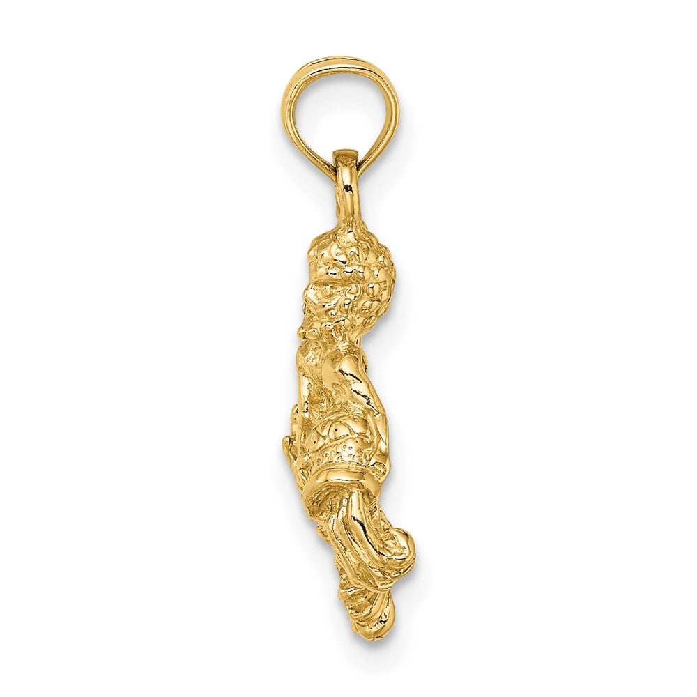 Gold 3D Zodiac Charm