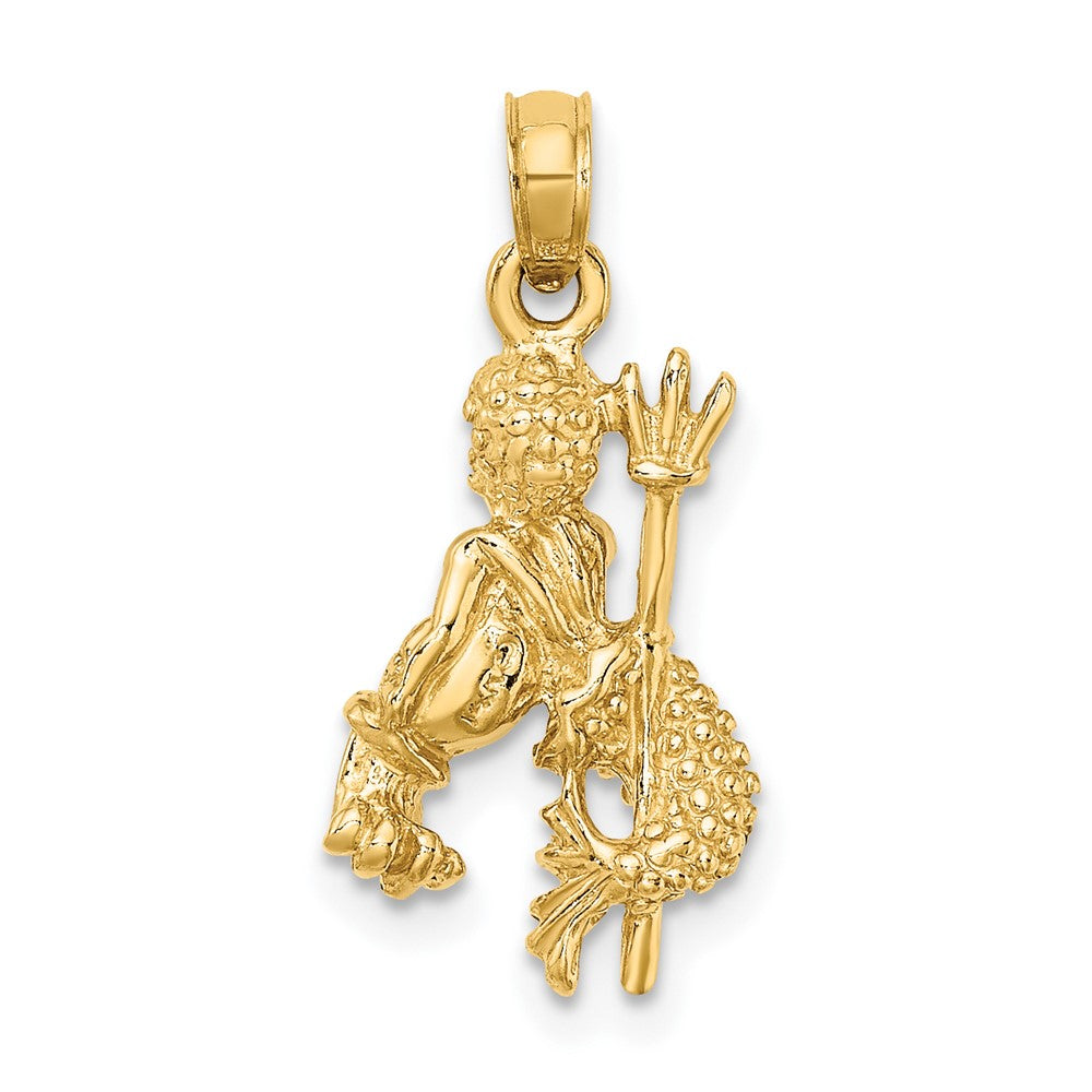 Gold 3D Zodiac Charm