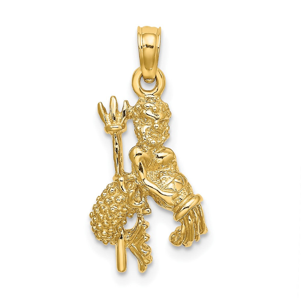 Gold 3D Zodiac Charm