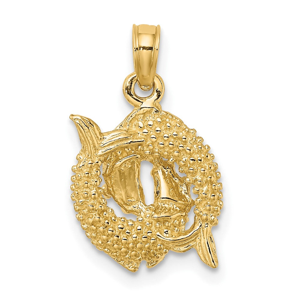 Gold 3D Zodiac Charm