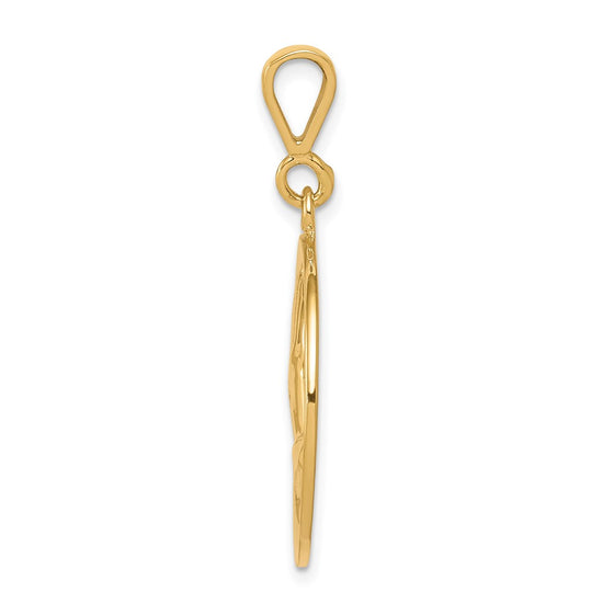 Gold Praying Hands Pendants