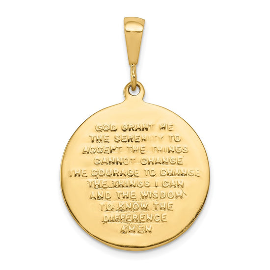 Gold Praying Hands Pendants